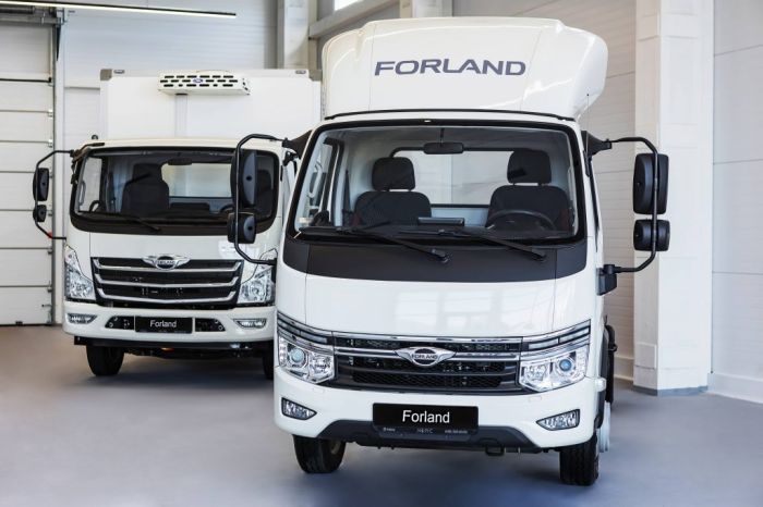 В России стартовали продажи сразу трех моделей грузовых автомобилей Forland — дочерней марки концерна Beiqi Foton Motor.